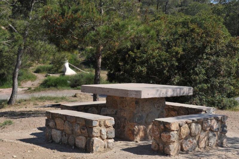 El Angel picnic and recreation area in the Sierra Espuña