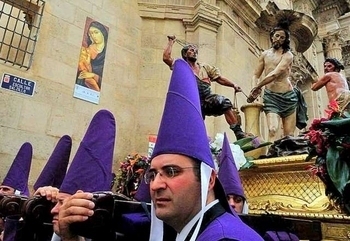 Good Friday am the Procession of the Salzillos Murcia