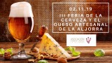 Saturday 2nd November Craft beer and cheese festival in La Aljorra