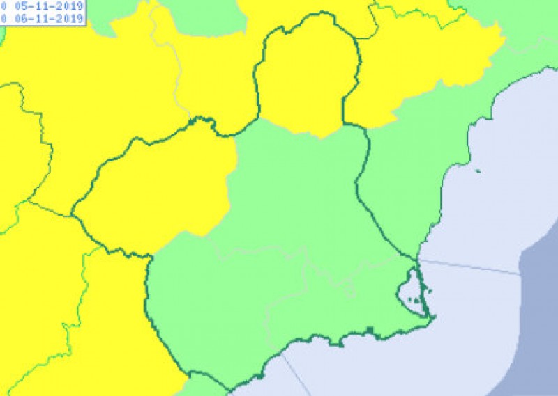 <span style='color:#780948'>ARCHIVED</span> - Winds of up to 70 km/h as northern Murcia remains on yellow alert