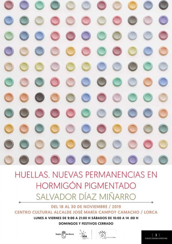 <span style='color:#780948'>ARCHIVED</span> - Exhibition: Huellas Permanencias en Hormigon Pigmentado in Lorca
