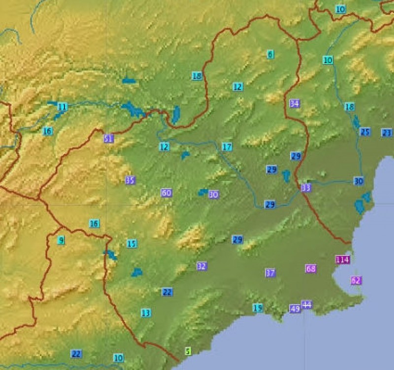 <span style='color:#780948'>ARCHIVED</span> - 124 millimetres of rain in Los Alcázares in 24 hours say the CHS