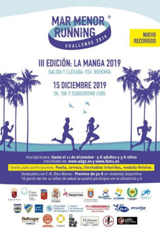 <span style='color:#780948'>ARCHIVED</span> - 15th December, Mar Menor Running Challenge in La Manga