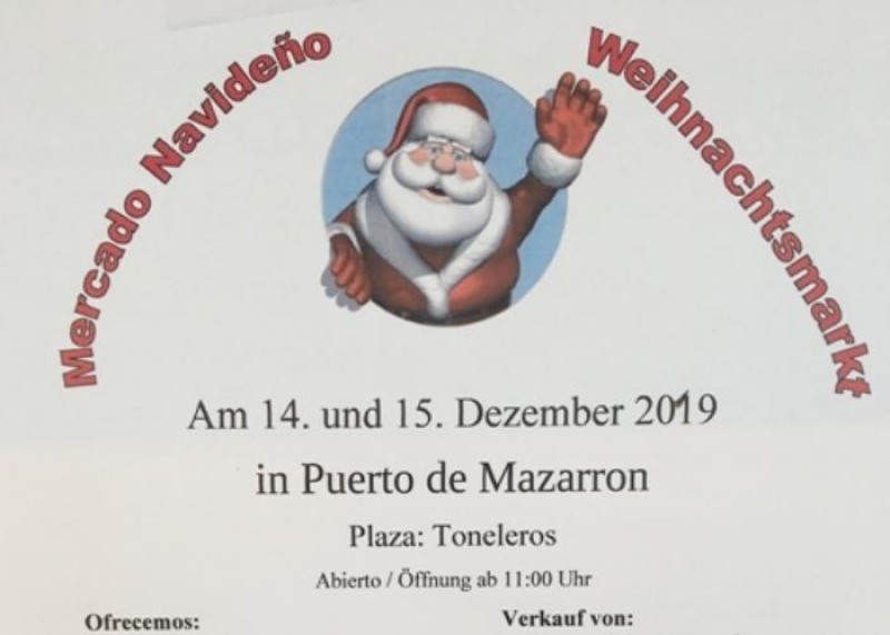 <span style='color:#780948'>ARCHIVED</span> - 14th and 15th December St. Nicholas Ecumenical Church German Christmas Market Puerto de Mazarrón