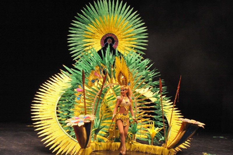 <span style='color:#780948'>ARCHIVED</span> - Stunning paper costumes a taste of Águilas Carnival to come