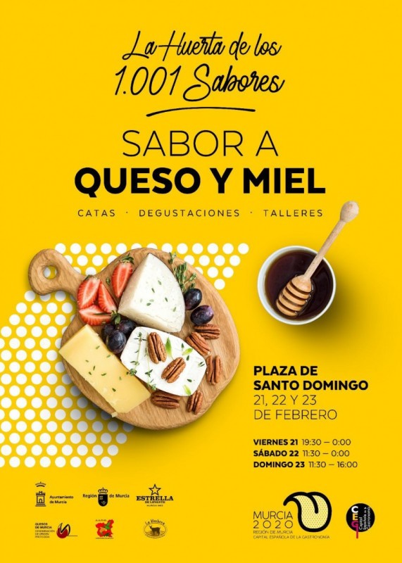 <span style='color:#780948'>ARCHIVED</span> - 21st to 23rd February, cheese and honey market and tastings in the city of Murcia