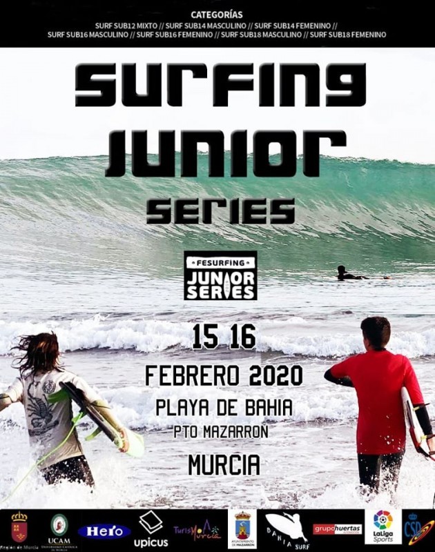 <span style='color:#780948'>ARCHIVED</span> - 22nd and 23rd February Mazarrón Junior surfing competition