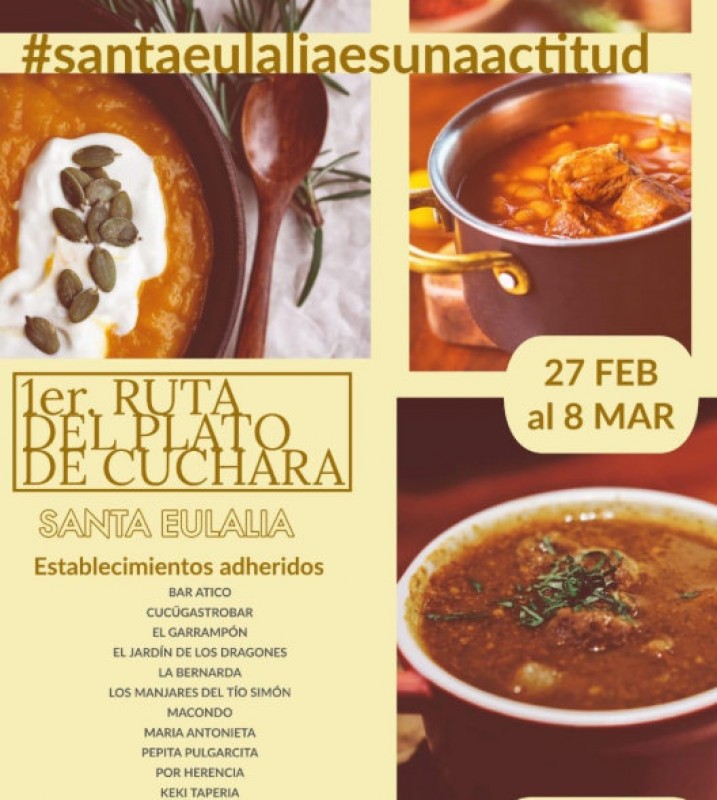 <span style='color:#780948'>ARCHIVED</span> - 27th February to 8th March, Plato de Cuchara traditional stews route in Murcia
