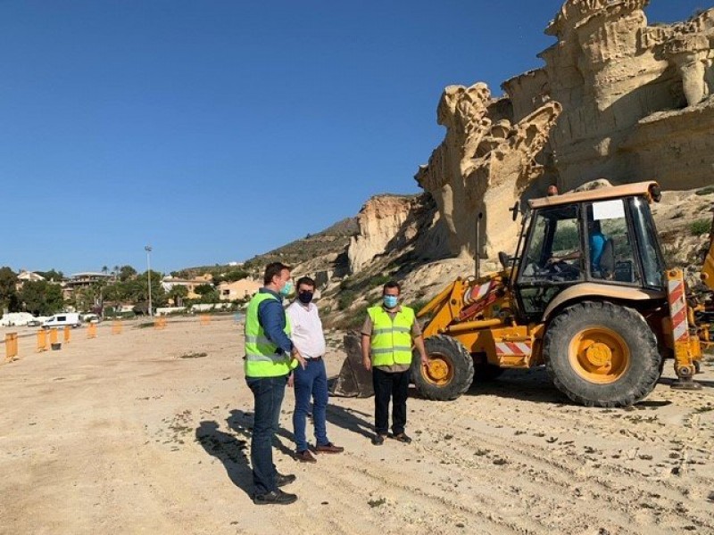 <span style='color:#780948'>ARCHIVED</span> - Work begins to protect the Bolnuevo Erosions