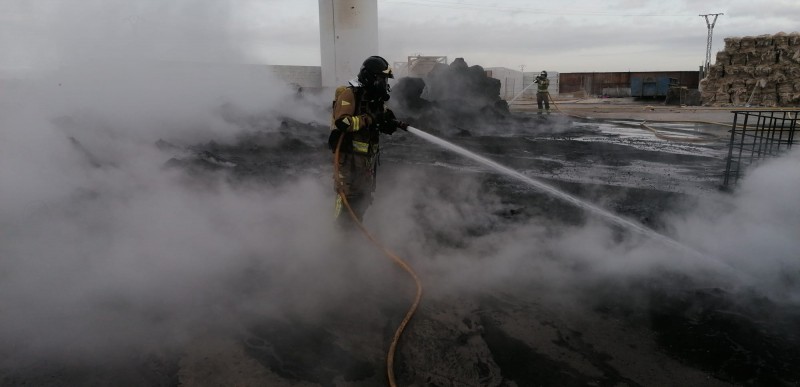 <span style='color:#780948'>ARCHIVED</span> - Fire at Torre Pacheco recycling plant