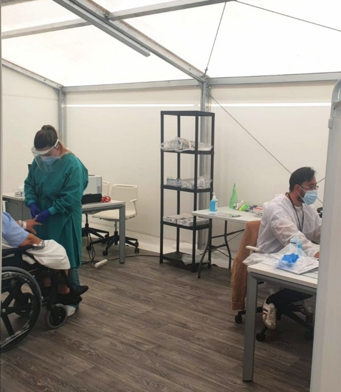 <span style='color:#780948'>ARCHIVED</span> - Alicante field hospital opens 80 additional beds for coronavirus patients