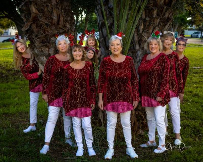 Spangles Ladies Harmony Chorus Christmas events 2022 in the Region of Murcia and Alicante province
