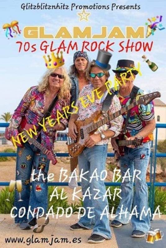 December 31 New Years Eve Party Night with GlamJam at the Bokao Bar, Condado de Alhama Golf Resort