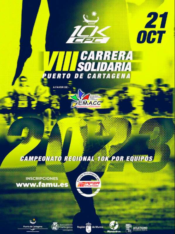 October 21 Charity running race in Cartagena to raise funds for the Multiple Sclerosis Association