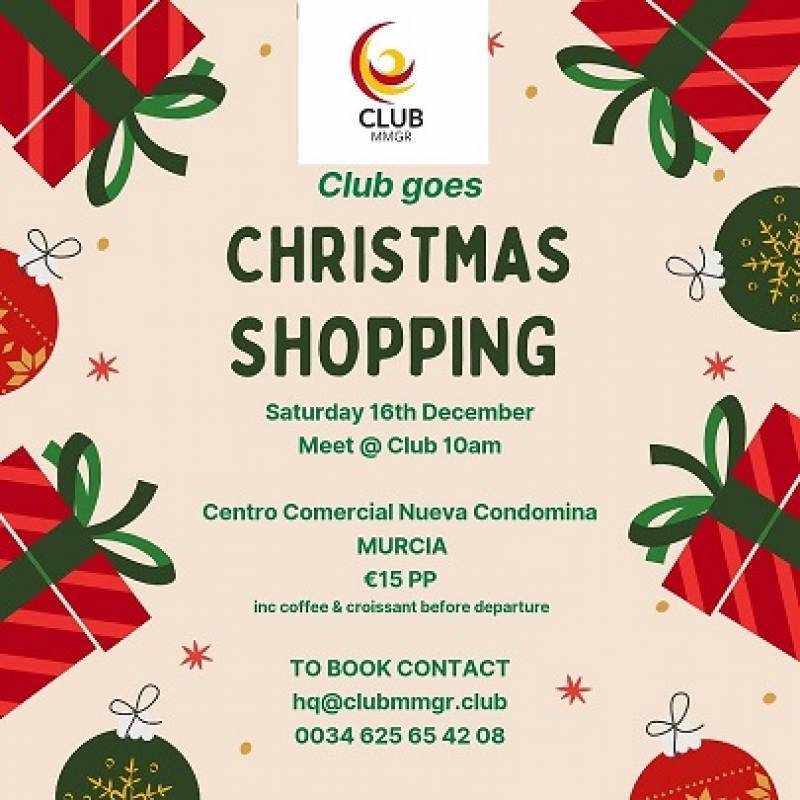 December 16 Club MMGR goes Christmas Shopping