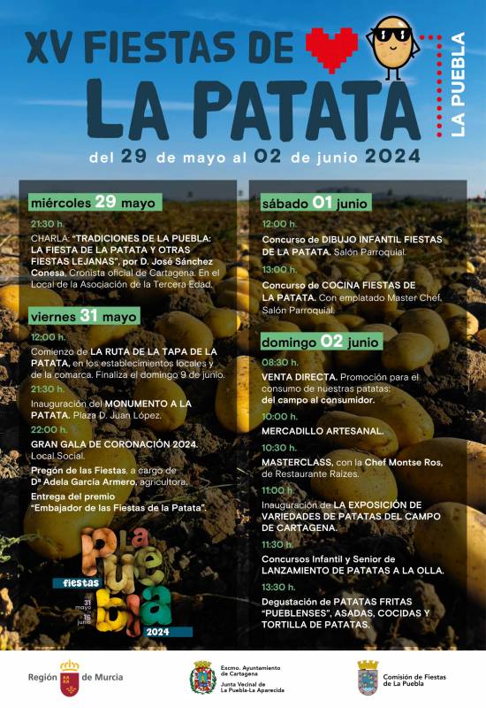 June 2 Annual Potato Fiesta in La Puebla!