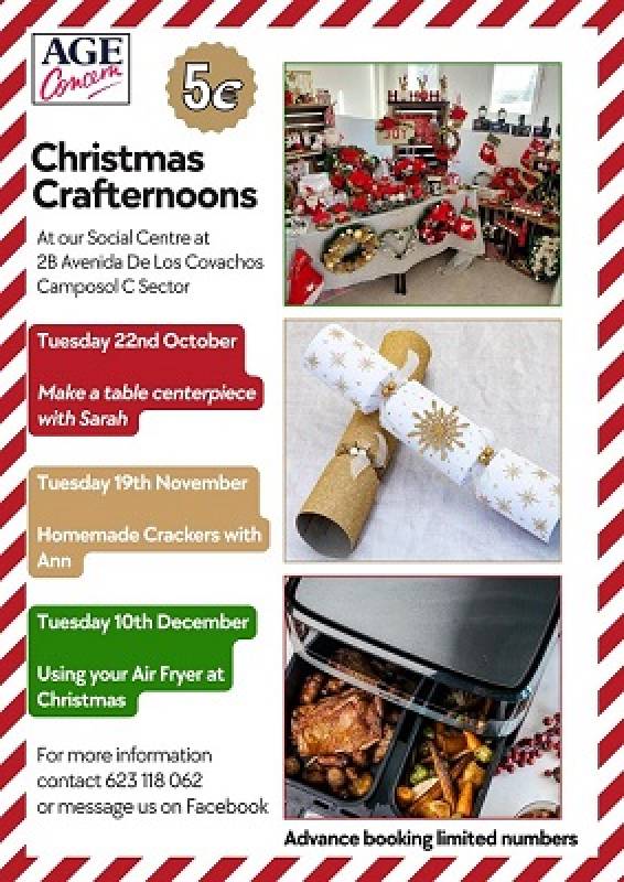 November 19 Age Concern Christmas Crafternoon