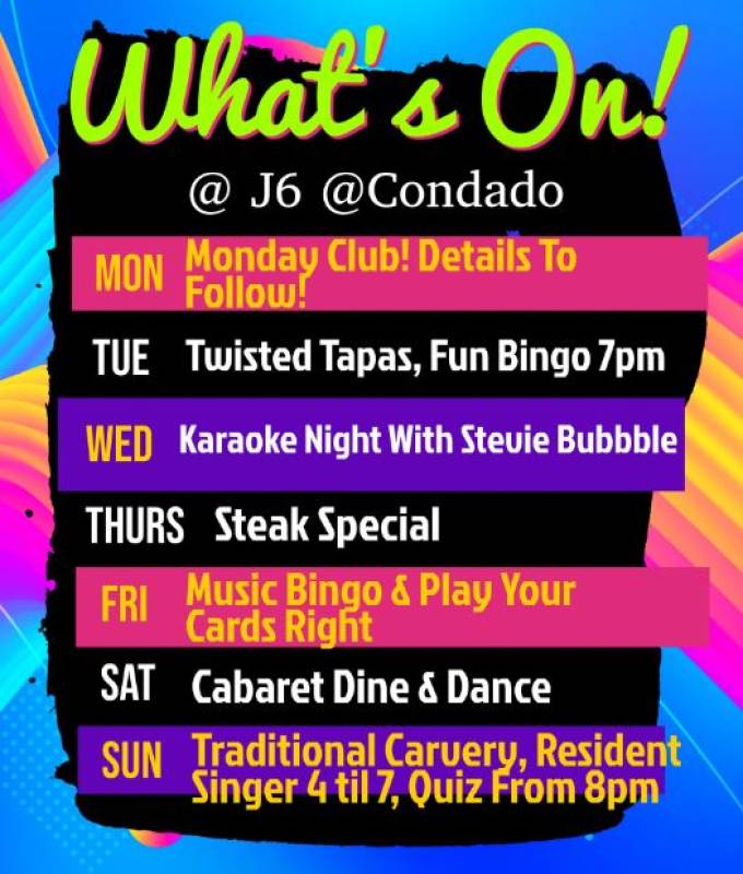 What's On at J6@Condado: Your weekly guide to fun and entertainment