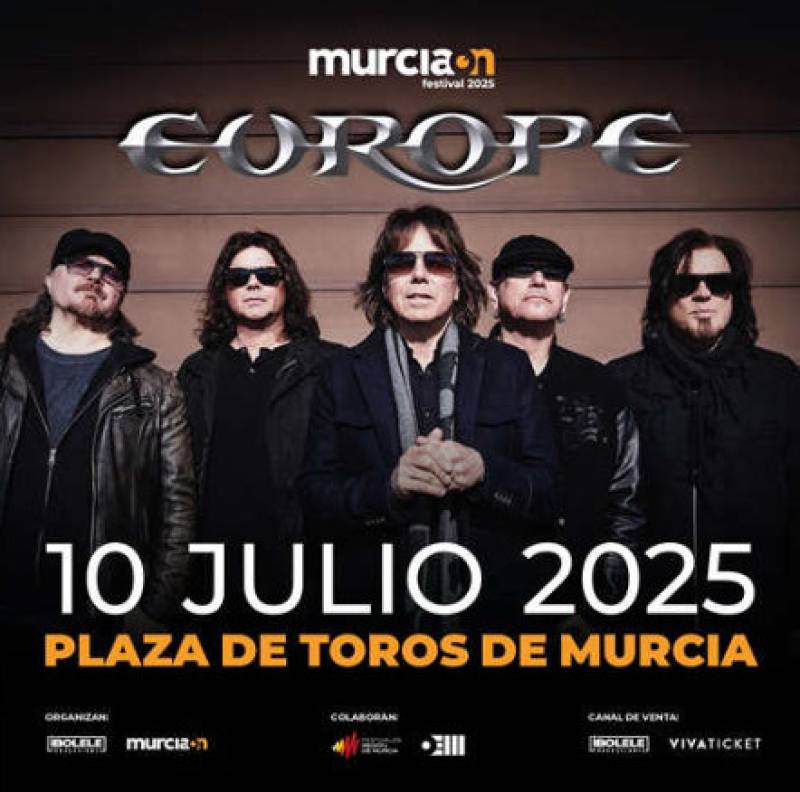 July 10 Europe live in concert in Murcia