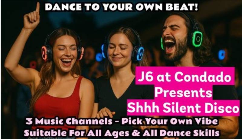 June 20 Shhh… Silent Disco from J6@Condado