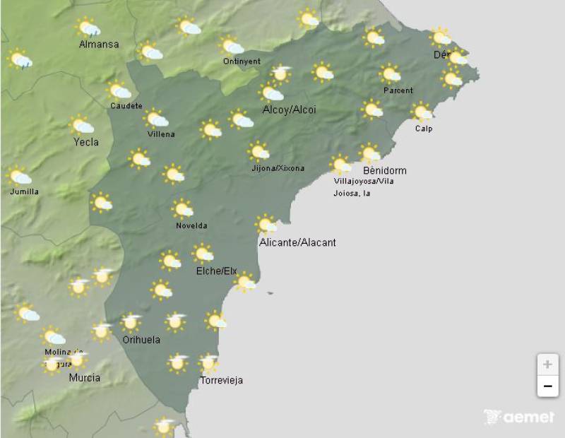 35 degrees and climbing: Alicante weather forecast June 16-19