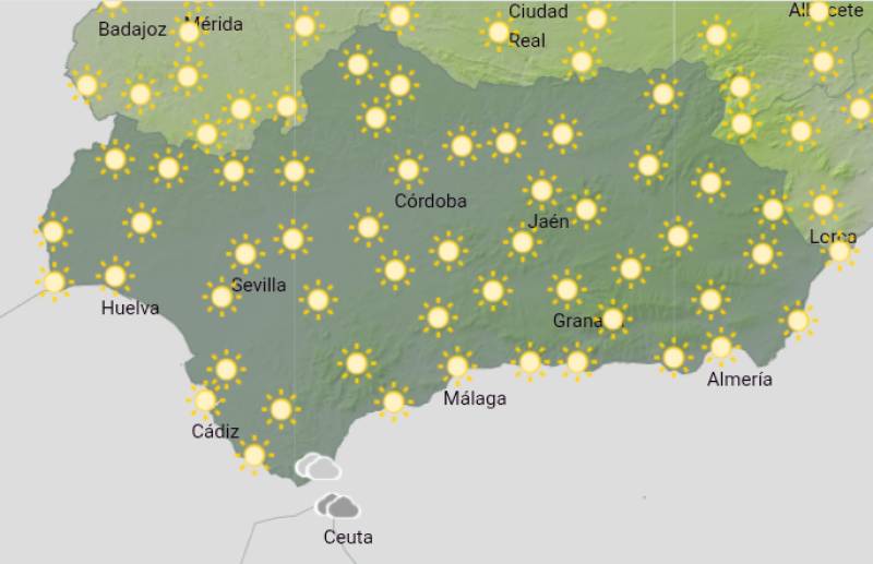 Andalucía weekend weather forecast July 3-6: Still hot across the region but a little cooler in the west