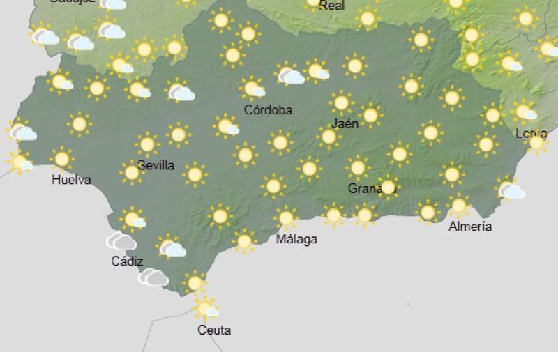 Andalucía weekend weather forecast July 10-13: Sunshine, cooler inland and a touch of cloud in the east