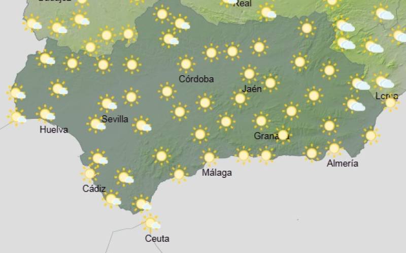 Andalucía weekend weather forecast July 10-13: Sunshine, cooler inland and a touch of cloud in the east