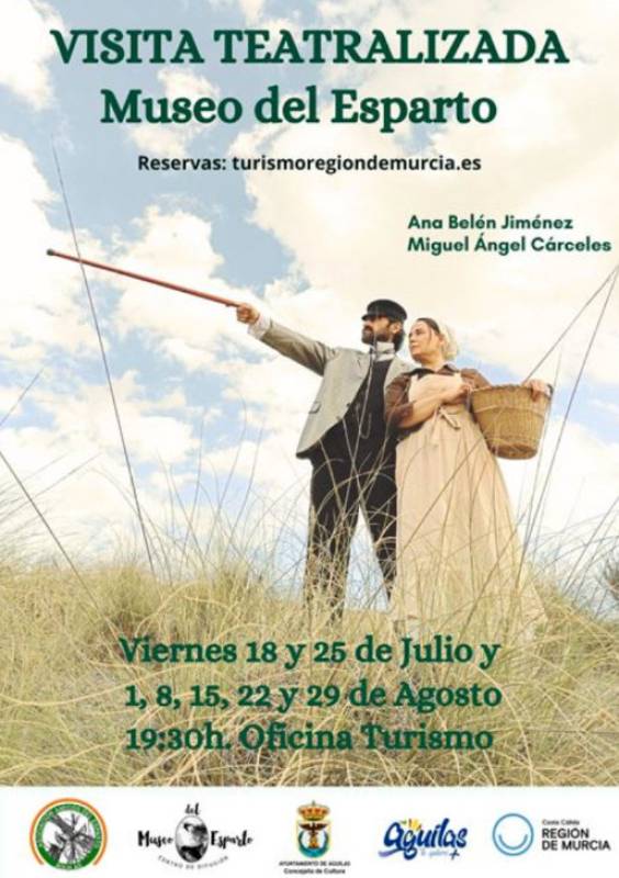 August 1 Free dramatized visit to the esparto grass museum of Aguilas