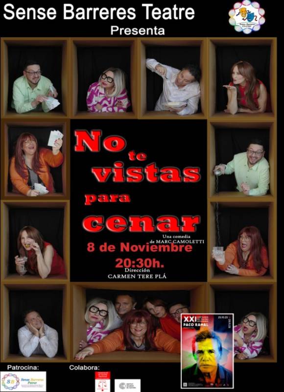 November 8 Comedy drama at the 2025 Paco Rabal Amateur Dramatics Festival in Águilas