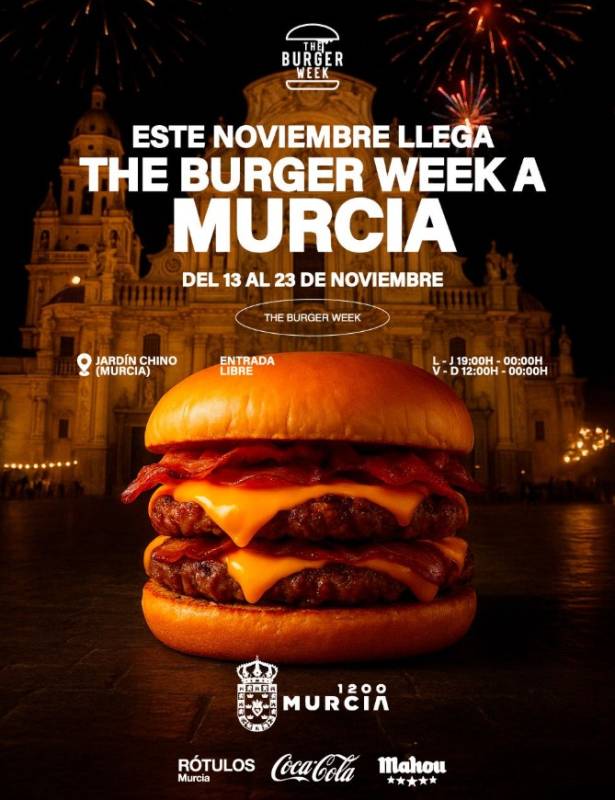 November 13 to 23 Burger Week in Murcia