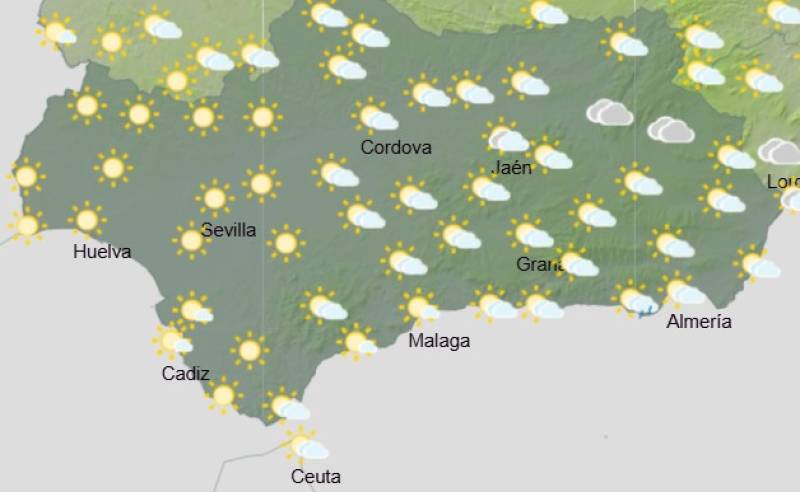 Andalucía weekly weather forecast November 17-20: A cool, unsettled week with rain, sun and chilly mornings