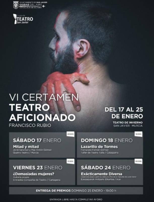 January 23 and 24 The Francisco Rubio amateur dramatics festival in San Javier