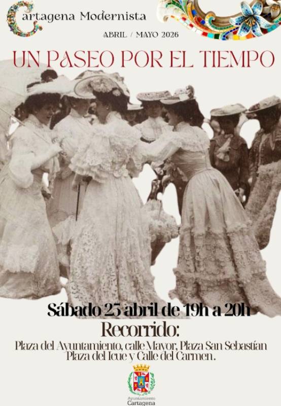 April 25 Modernist parade in Cartagena takes us back to the year 1900