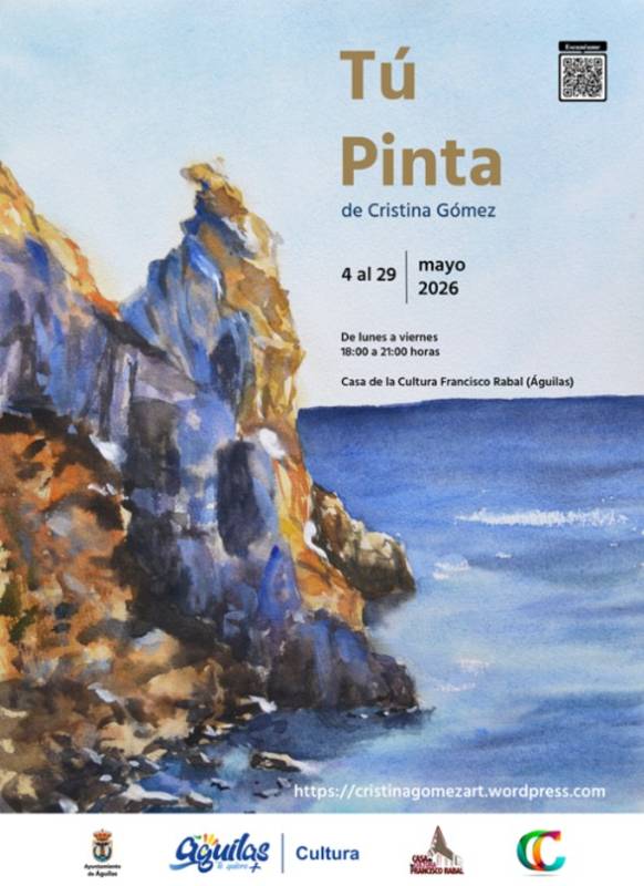 May 4 to 29 Painting exhibition by Cristina Gómez in Águilas