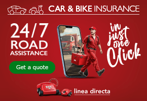 Linea Directa CAR INSURANCE Top of page NEWS SECTIONS